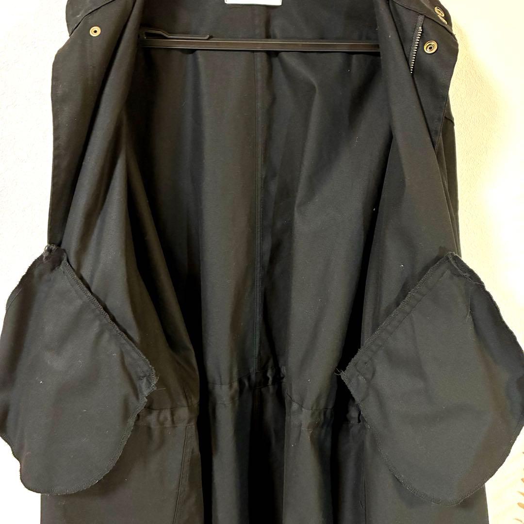 【美品】natto ハイクオリティ ミリタリーモッズコート / ブラック