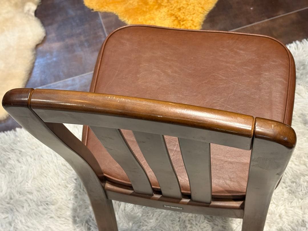 karimoku カリモク ダイニングチェア リビングチェア アンティーク nZ