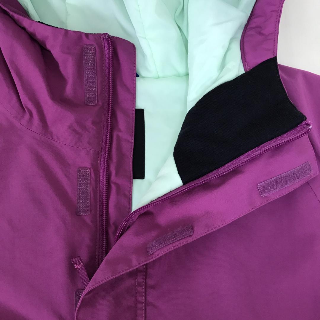 【美品】バートン　スノーボードウェア　キッズ　上下セット　むらさき　子供用Ｌ