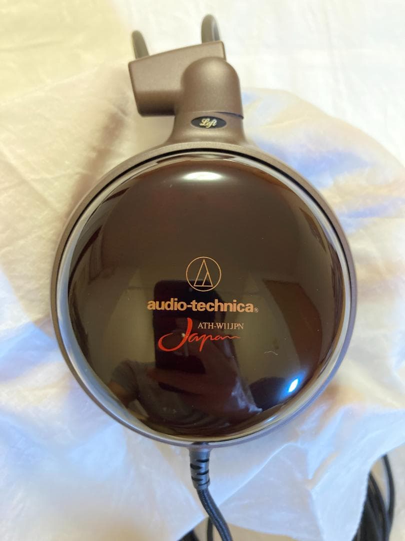オーディオテクニカ ATH-W11JPN　交換用専用イヤパッド（未使用）付き