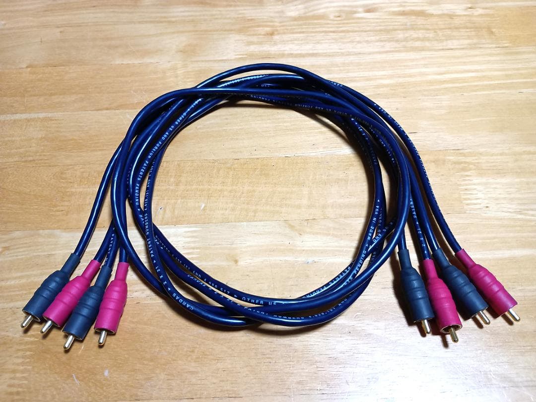 ★カルダス★ＣＡＲＤＡＳ ２Ｘ ＲＣＡケーブル／2set