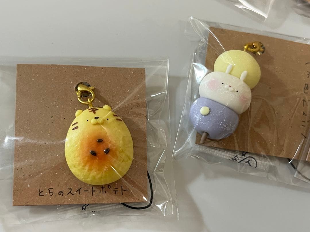 ぽぼっとさん。　粘土細工　8点セット