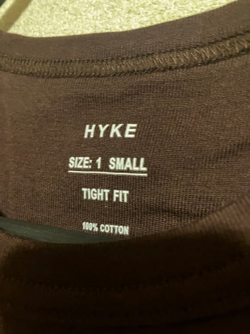 25SS 完売　HYKE LAYERED LONG-SLV TEE