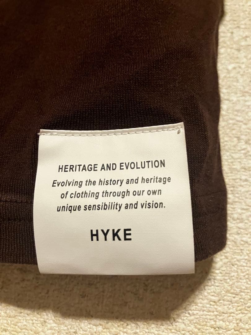 25SS 完売　HYKE LAYERED LONG-SLV TEE