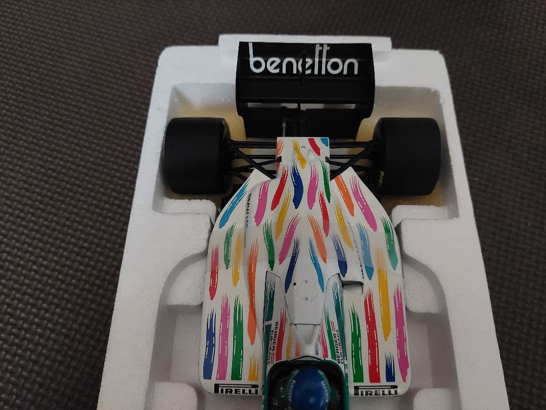 1/18 ミニチャンプス ベネトン  B186 1986 G.ベルガー