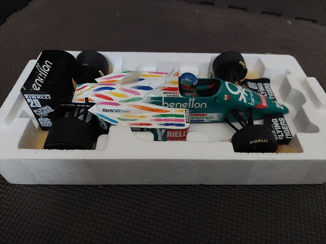 1/18 ミニチャンプス ベネトン  B186 1986 G.ベルガー