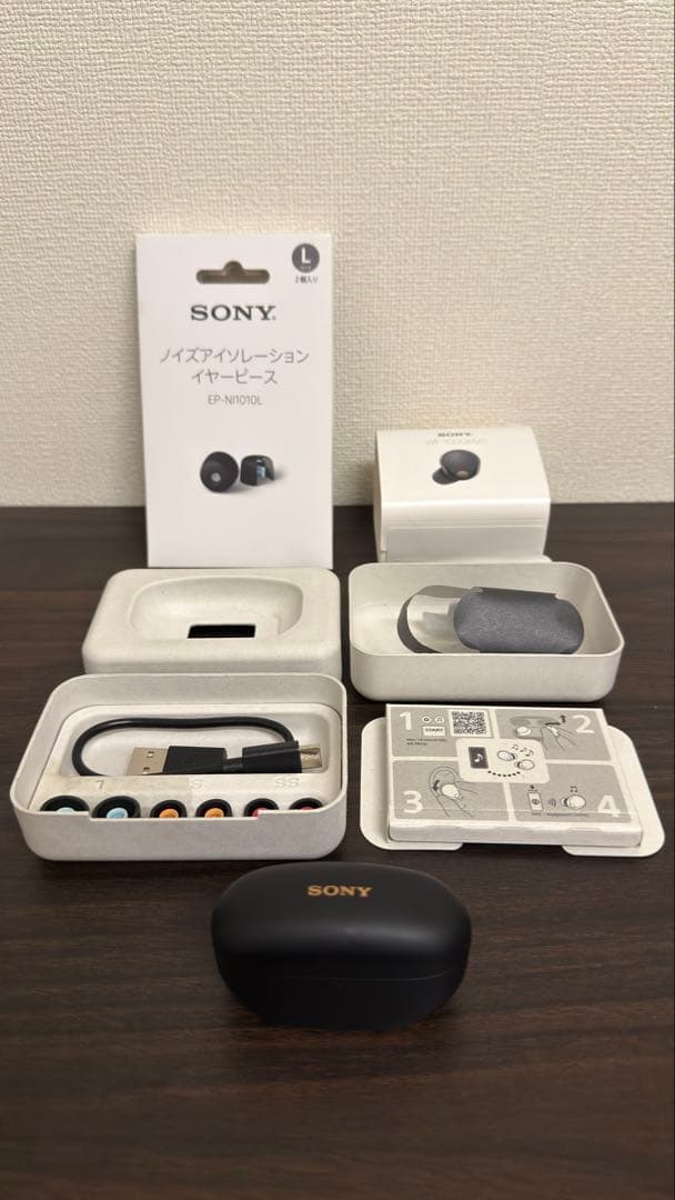 【新品イヤーピース付】SONY WF-1000XM5 ブラック