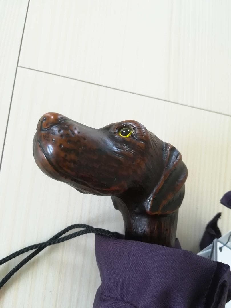 新価格：Guy de jean 折畳み傘 雨/日兼用：グレーハウンド（ブラック）