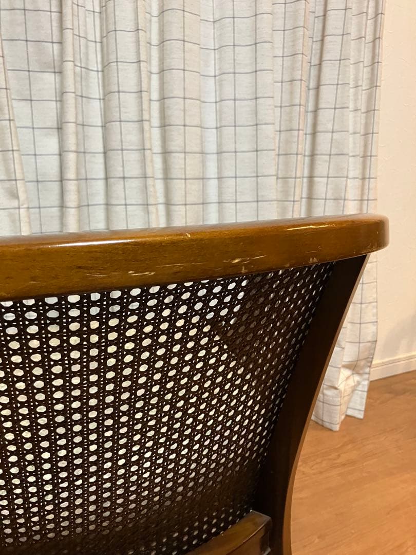 処分価格　カリモク 1人掛けソファ オールドカリモク コロニアル USED品