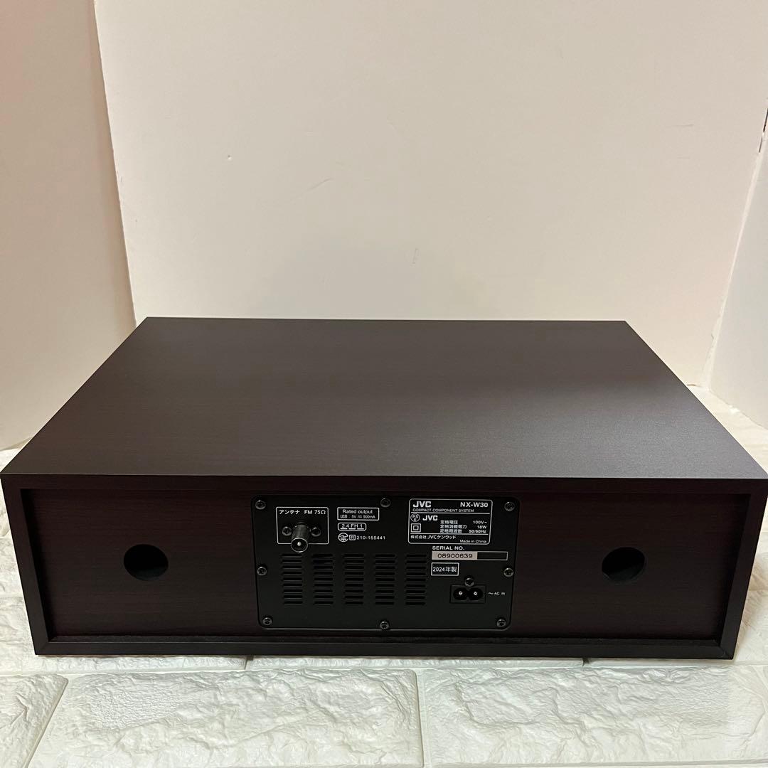 【極美品】　JVC ミニコンポ デジタルディスプレイ 2024年製