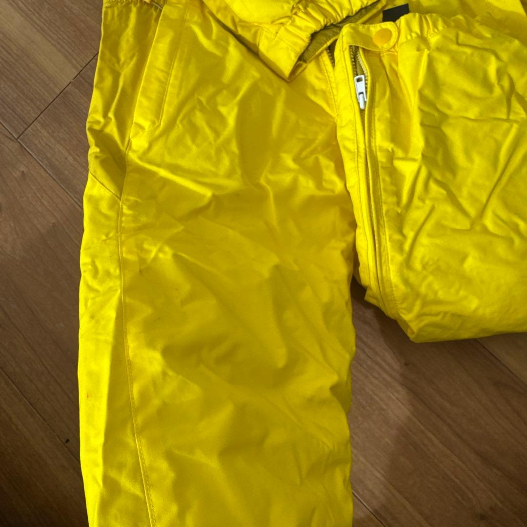 子ども用イエロー スキーウェア
