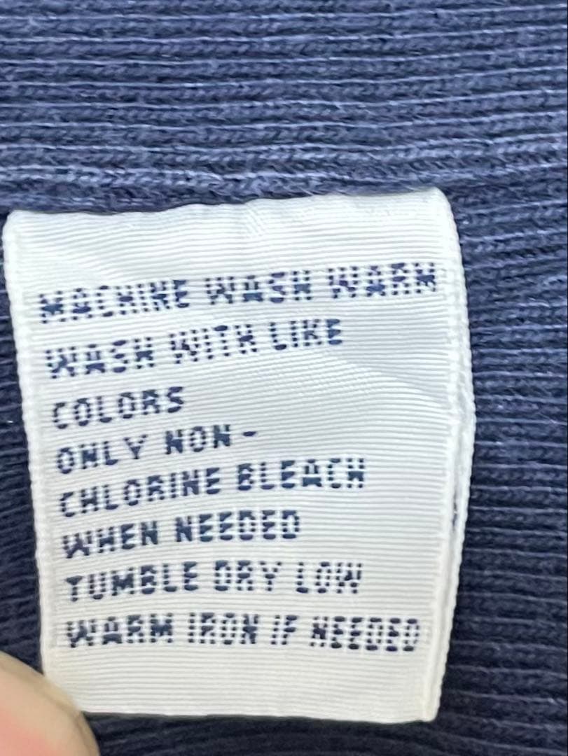 90s Polo Ralph Lauren茄子紺　トレーナー スウェット　M