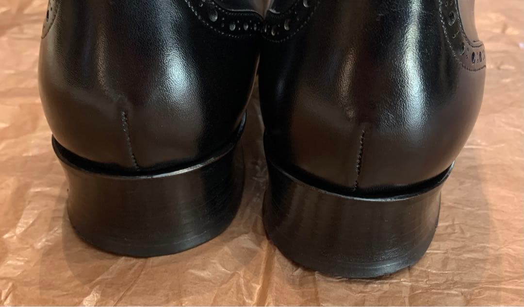 美品chausserボタンシューズ C-7047