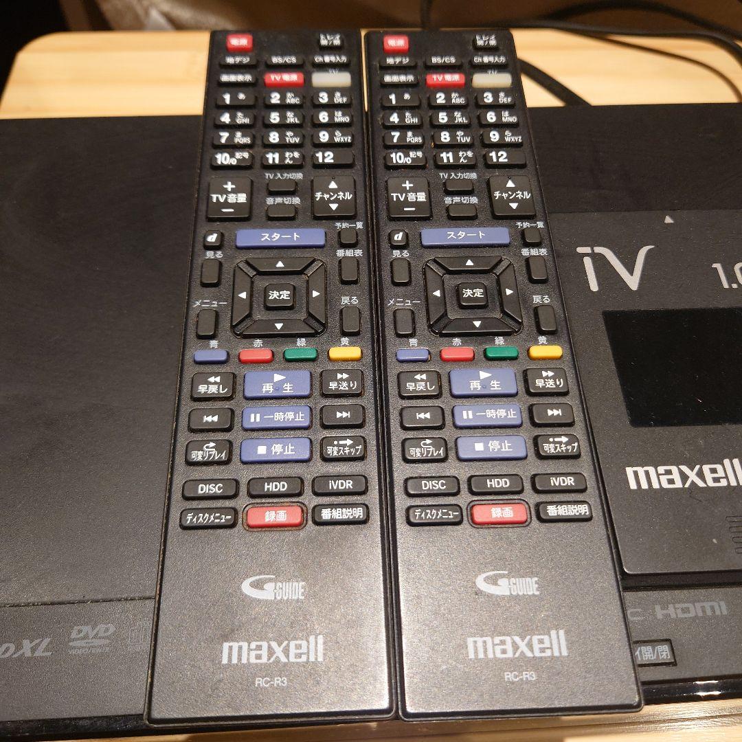 maxell BIV-R1021 iVDR-S3点、純正リモコン2点付属