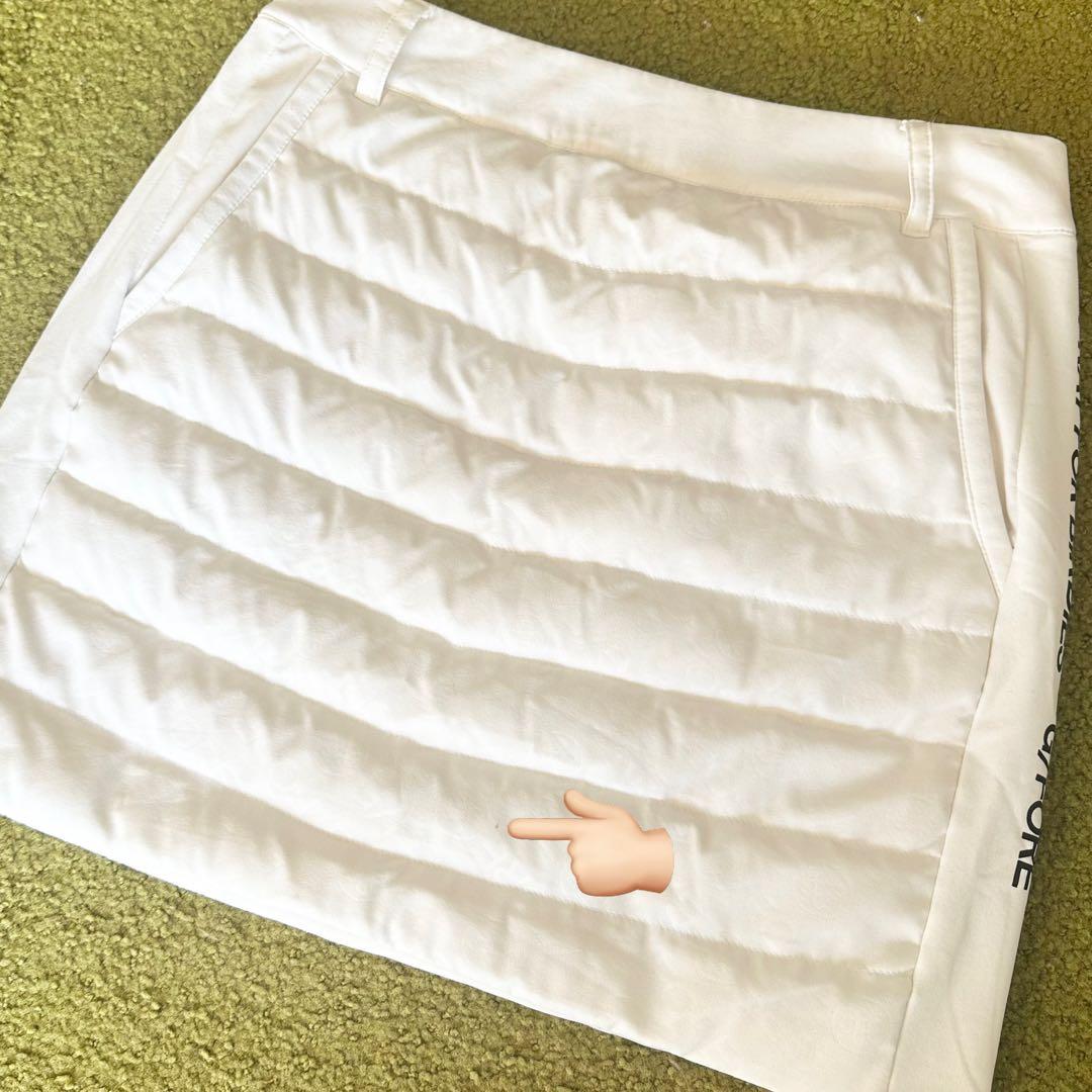 G/FORE ホワイト ダウンスカート