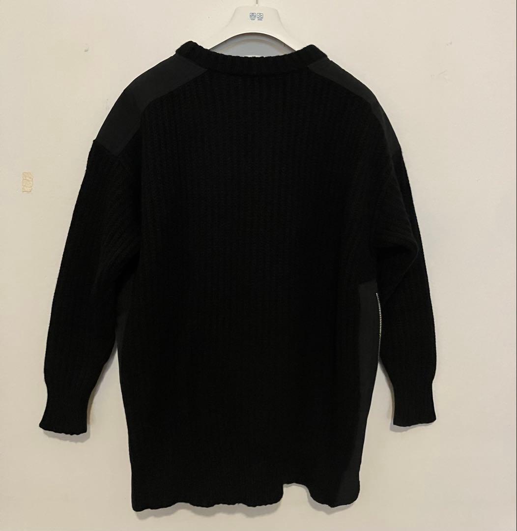 Moncler モンクレール　サイドジップデザインのざっくりニット　メンズ