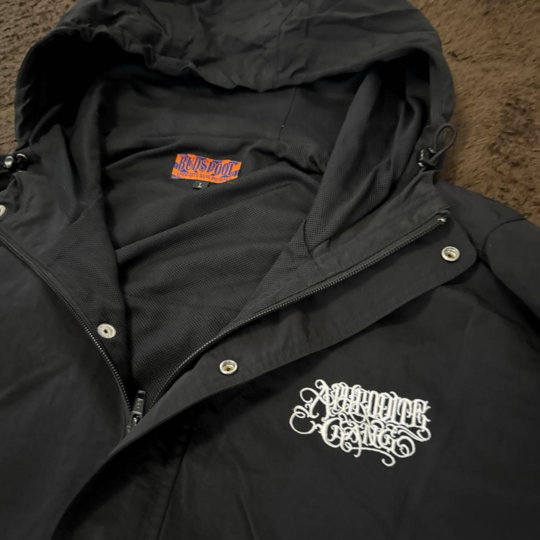 早い物勝ちBUDSPOOL ナイロン アノラック ジャケット 人気ハーフジップ