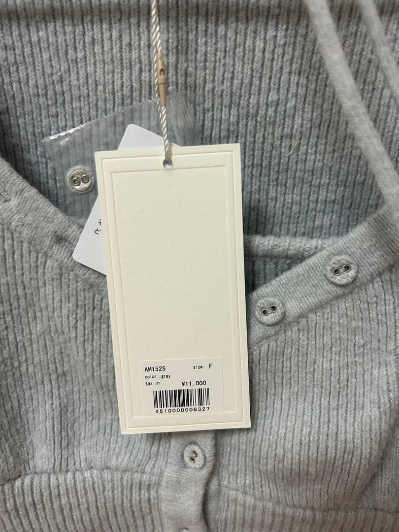 トップス Delta button tops gray andmary