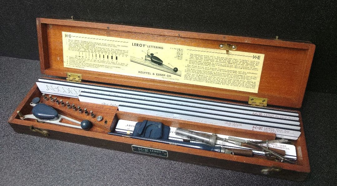 希少品　KEUFFEL & ESSER CO.製 ヴィンテージ刻字ツールセット