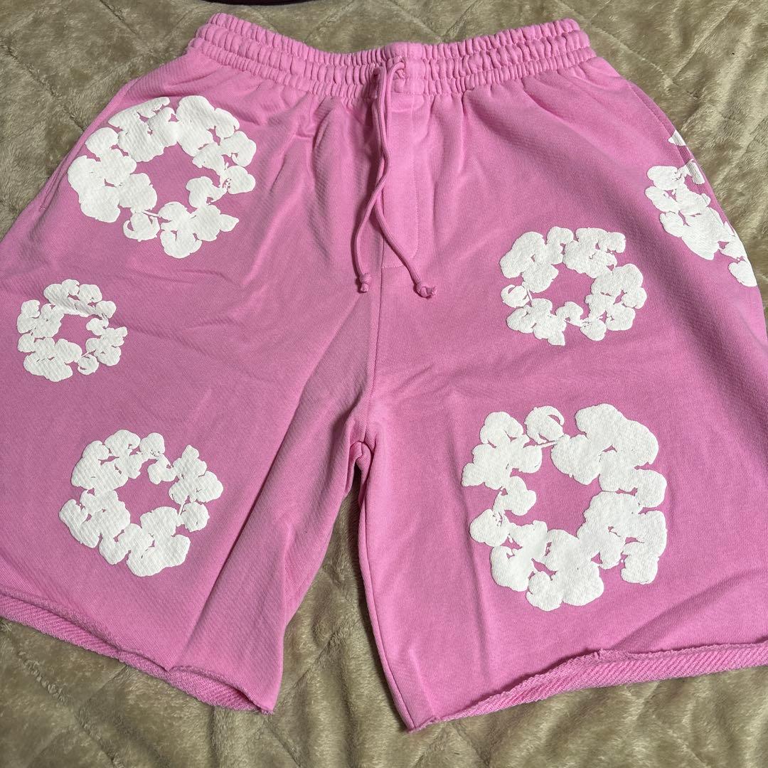 【完全正規品】DENIM TEARS 花柄刺繍ショートパンツ M