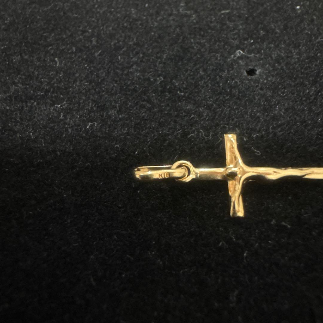 18金 クロス ネックレス