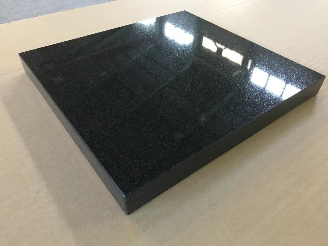 高級 天然黒御影石 オーディオボード●400×300×22●5面磨き　送料無料