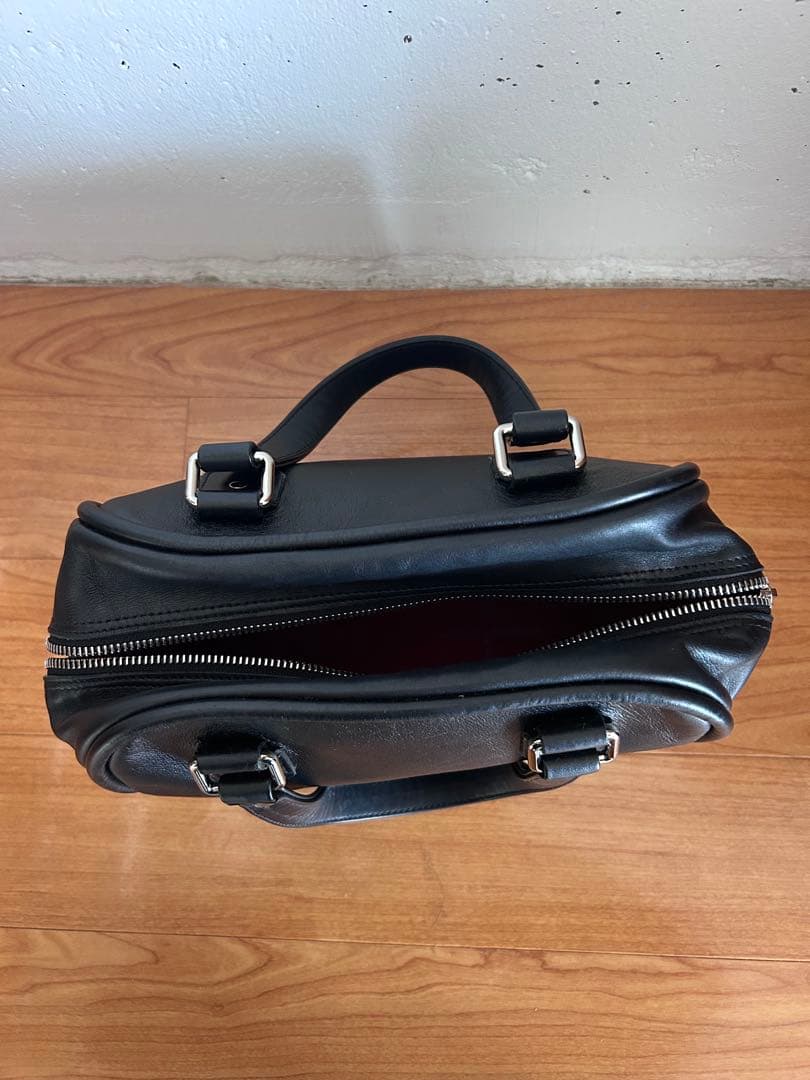 JACQUES LE CORRE スタッズ付き黒ハンドバッグ