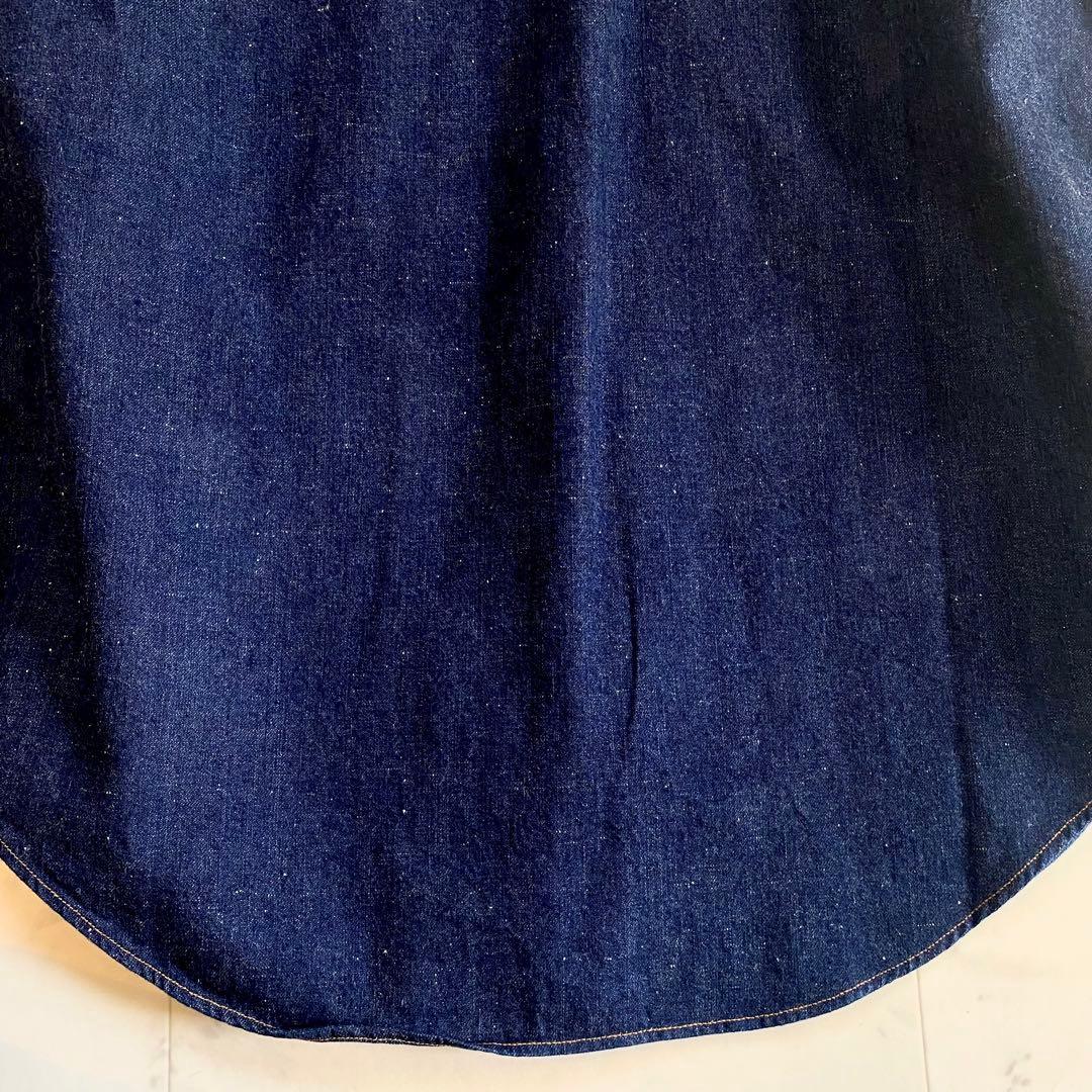 【タグ付き＊未使用品】マディソンブルー　ハンプトンデニムシャツ　サイズ01