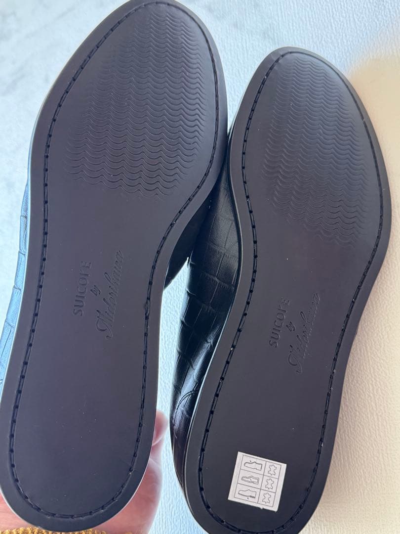 SUICOKE BY MIDORIKAWA COINLOAFERS 黒 US10