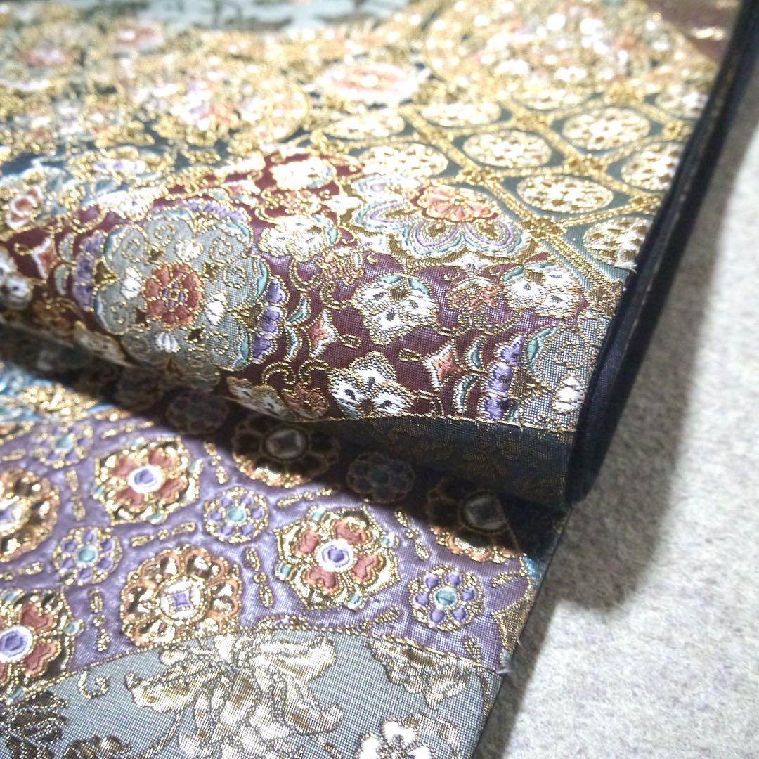 必見！早い者勝ち！！ 正絹 中古 西陣織 仕立て上がり袋帯☆187