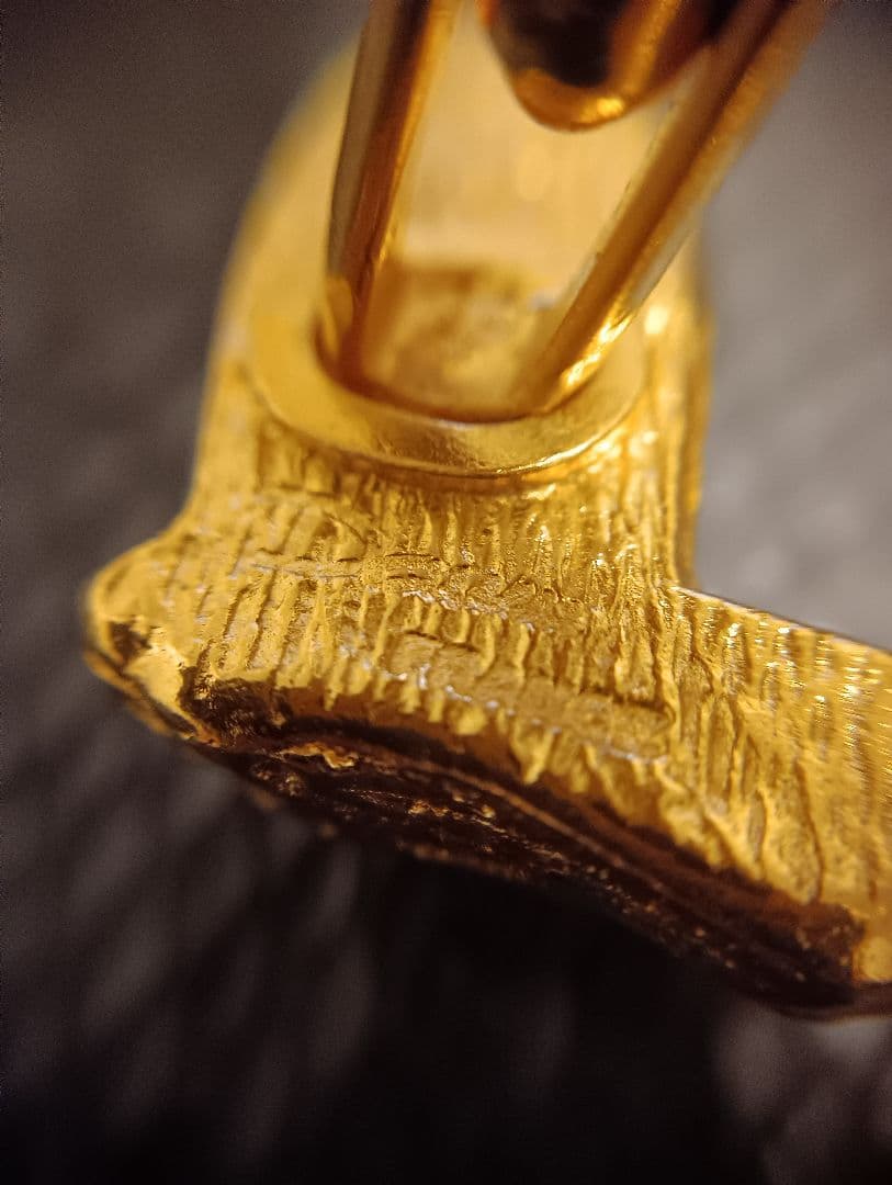 レア 希少 daum FRANCE ドーム フランス カフス ゴールド ガラス