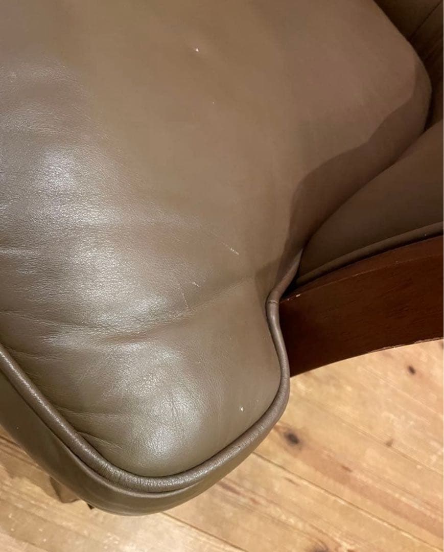 12/29まで　maruni ブラウンレザー アームチェア