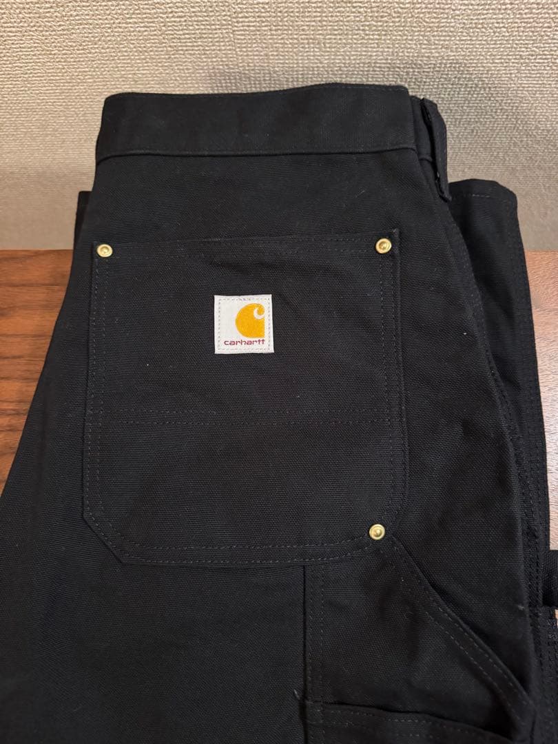 Carhartt B-01 ブラック　ダブルニーパンツ　31*30