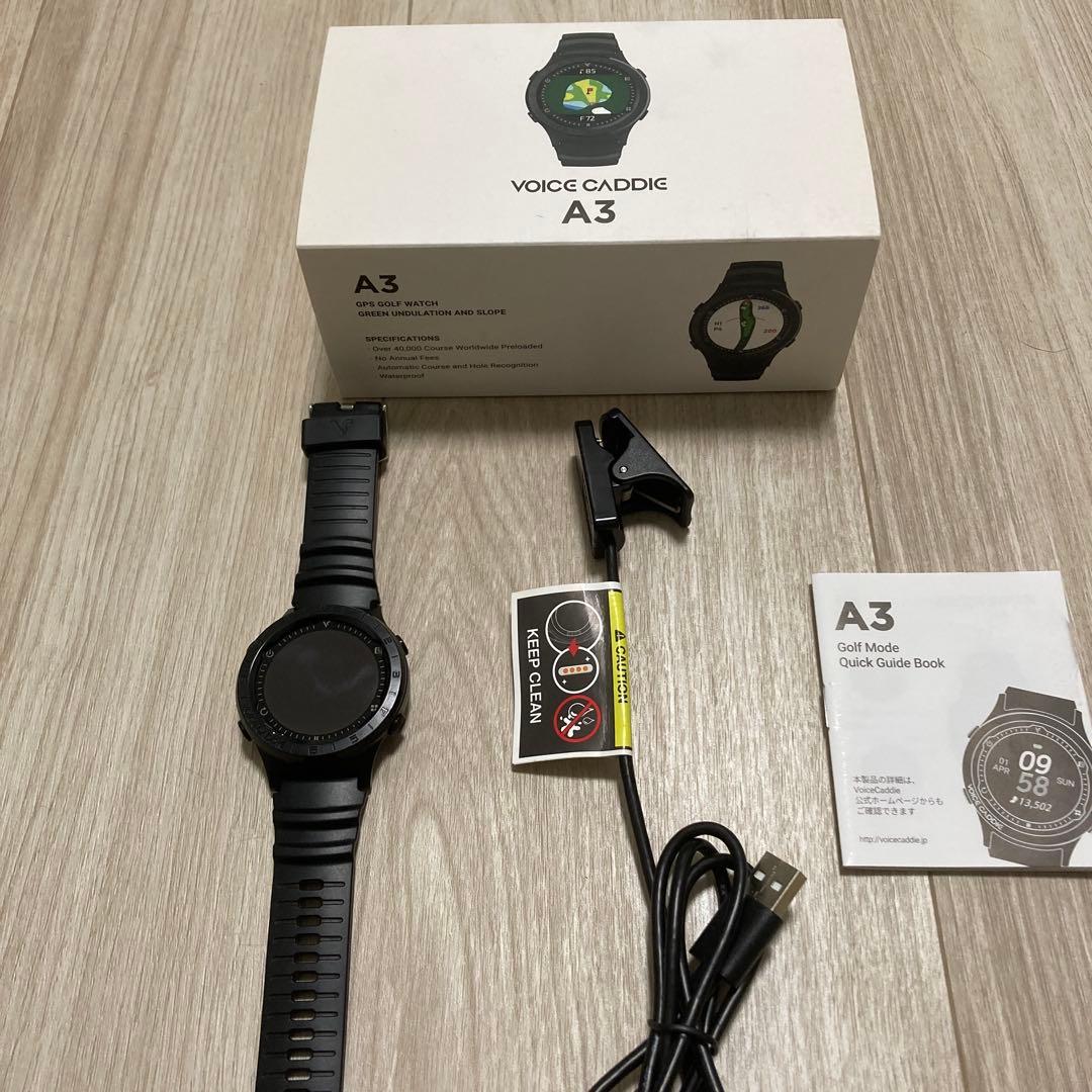 ゴルフナビ 時計型 VOICE CADDIE　ボイスキャディ A3