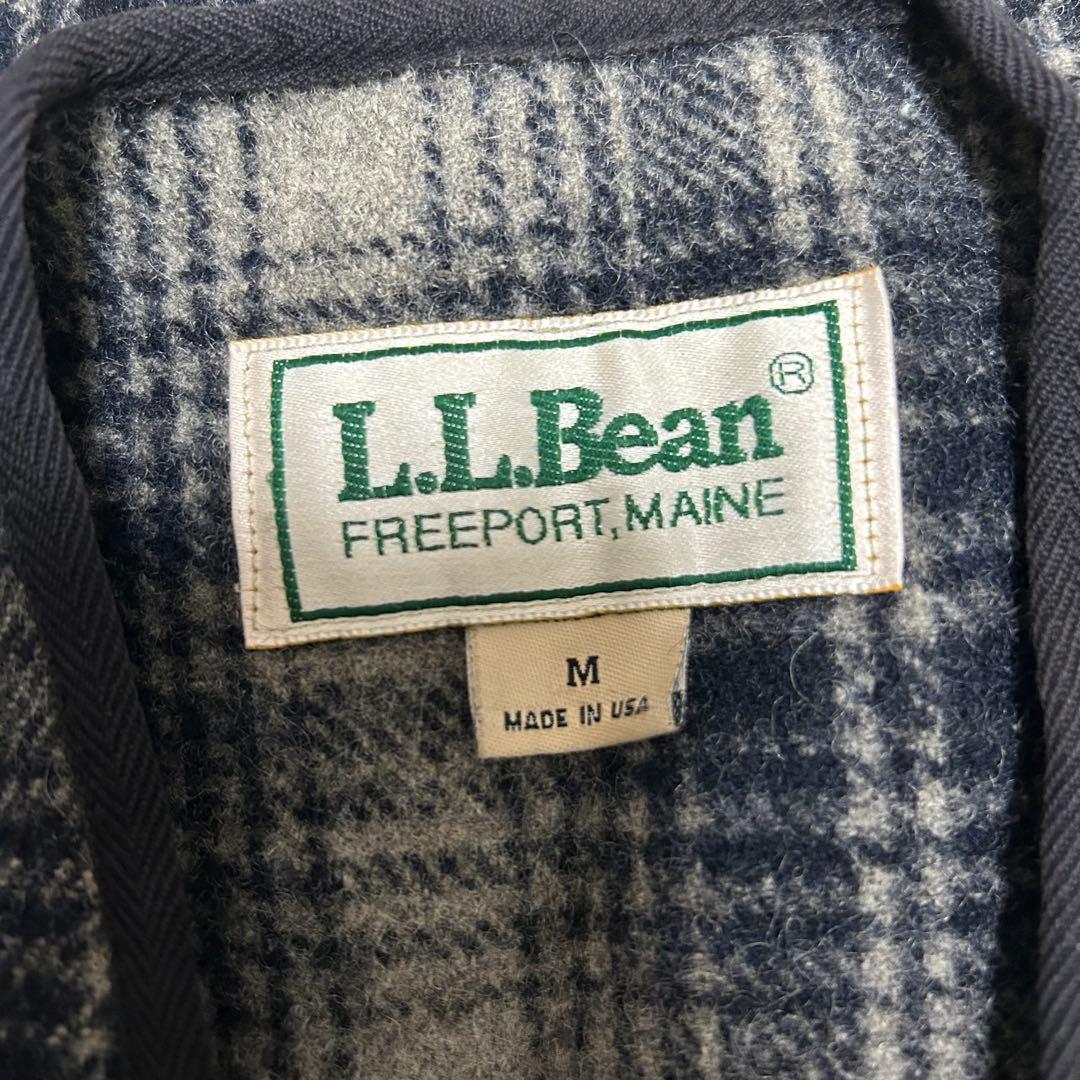 80's L.L.Bean ウールチェックベスト
