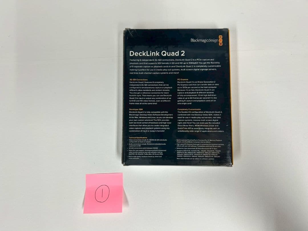 【新品未使用】①DeckLink Quad 2