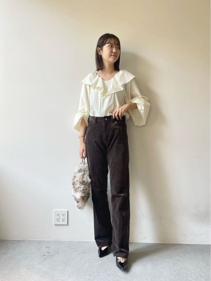 【美品】WhimGazette コーデュロイパンツ　ブラウン38