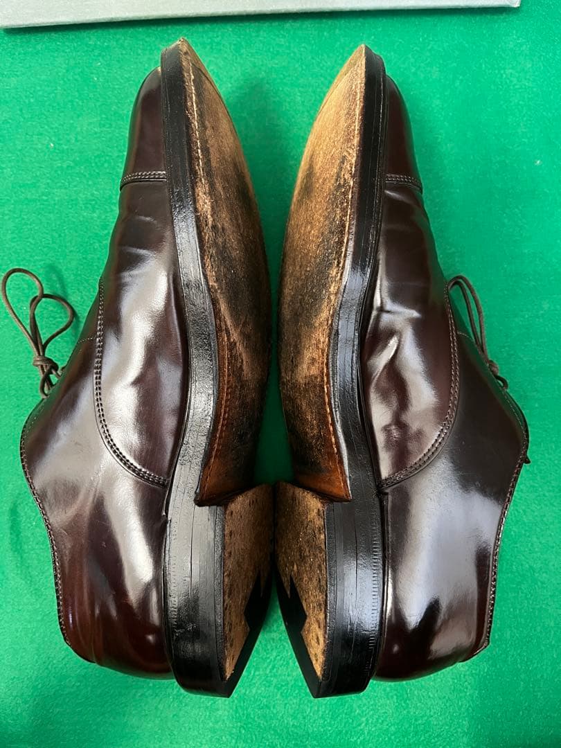 赤*す様 Alden コードバン　ストレートチップ