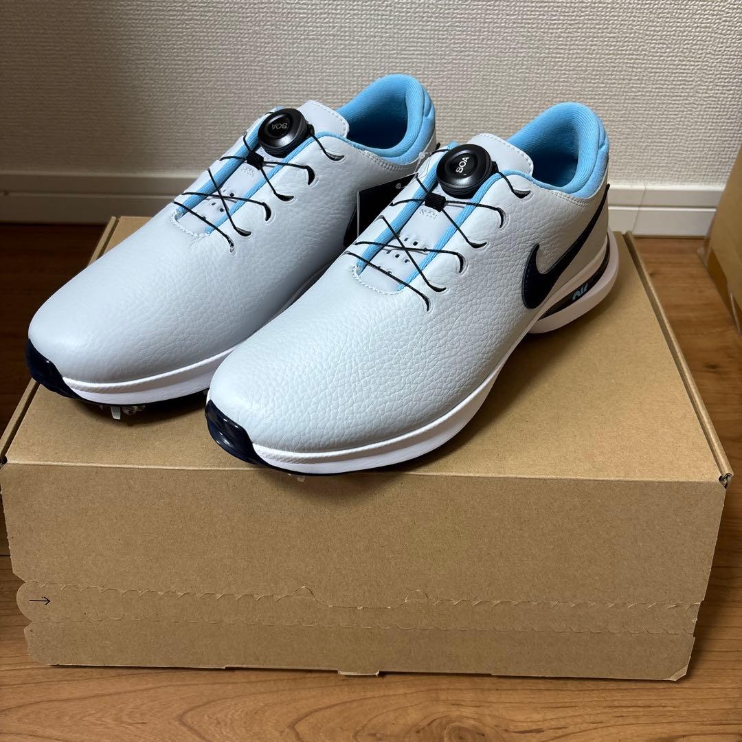 新品未使用　ナイキ　Nike ゴルフシューズ ライトブルー/ホワイト