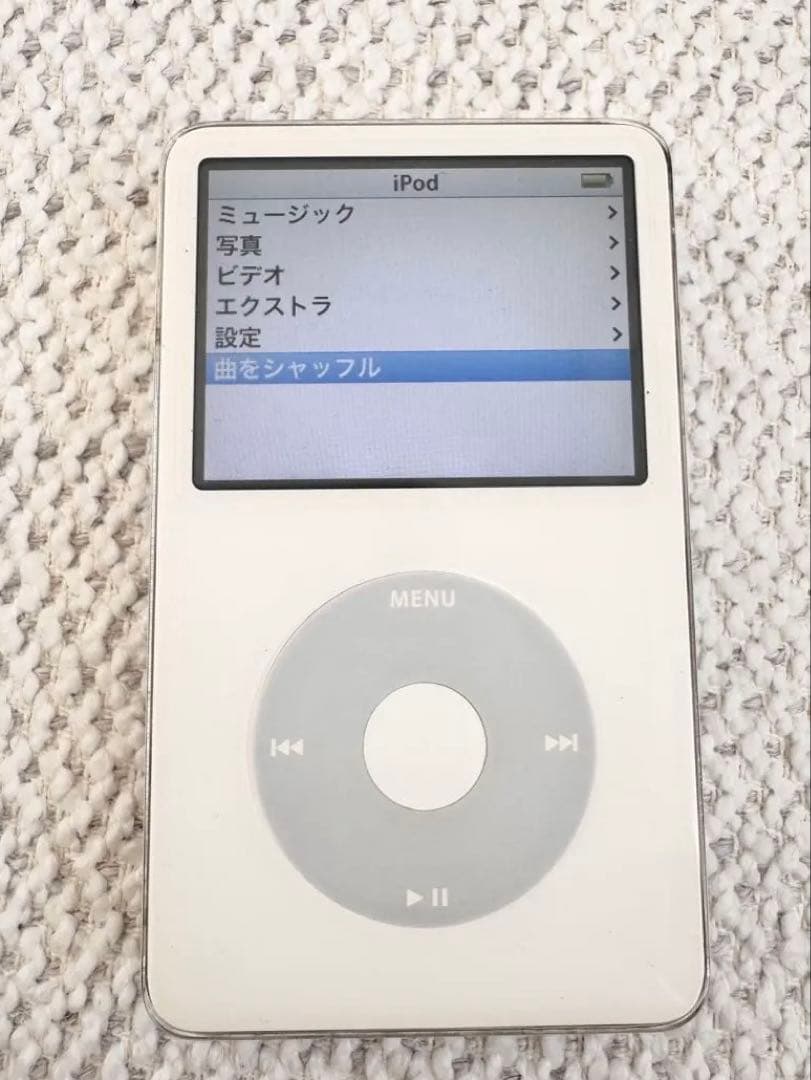 極美品 iPod Classic 5世代 MJ003 30GB新品バッテリー
