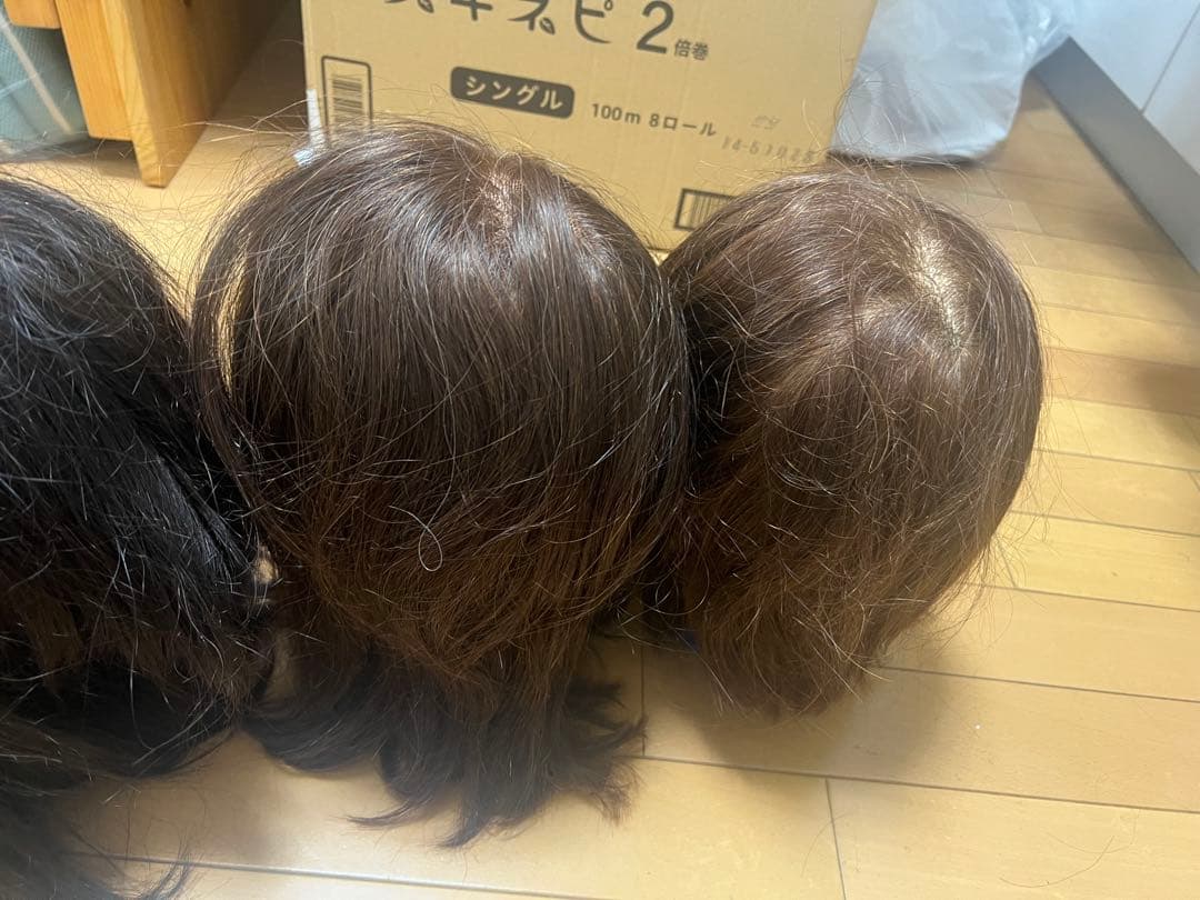 カットウィッグ 5体セット 中古 練習用