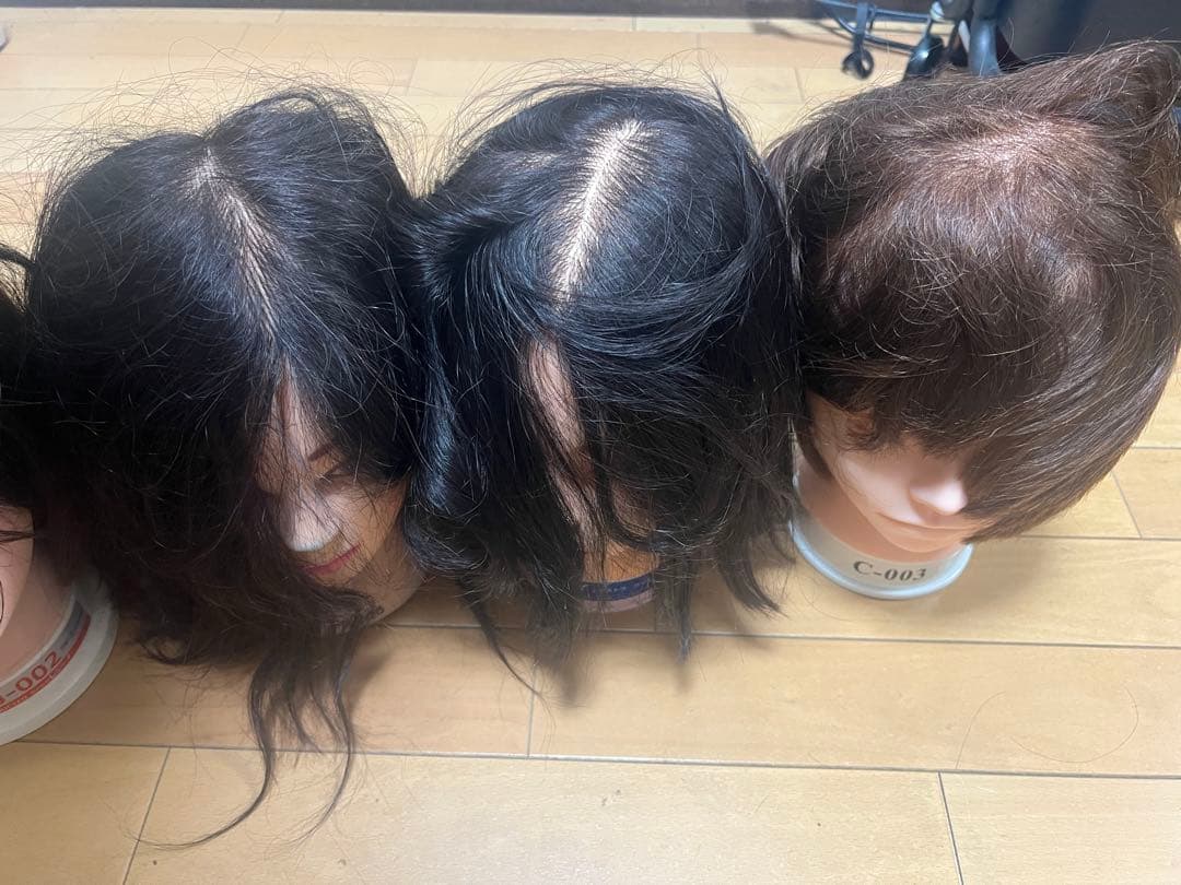 カットウィッグ 5体セット 中古 練習用