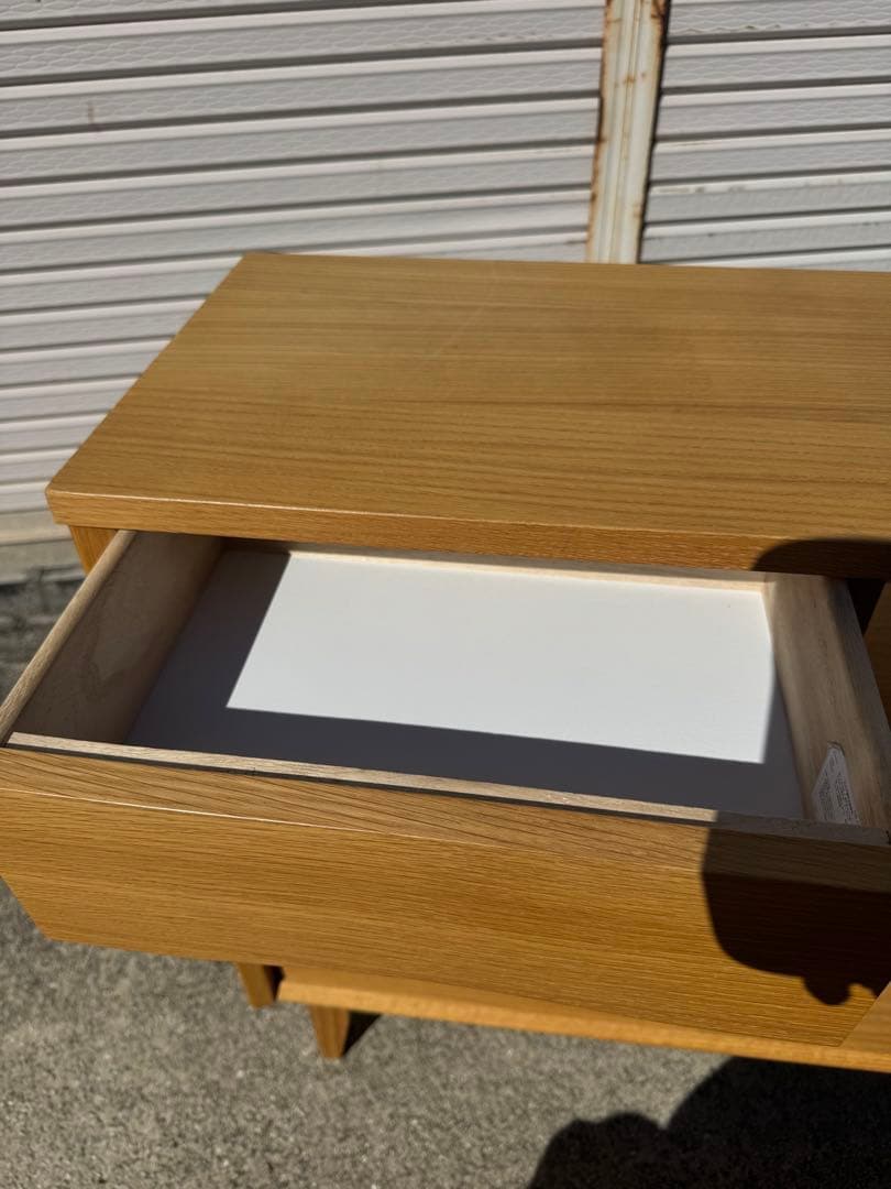 ウニコ シグネ サイドボード ワイドシェルフ オーク