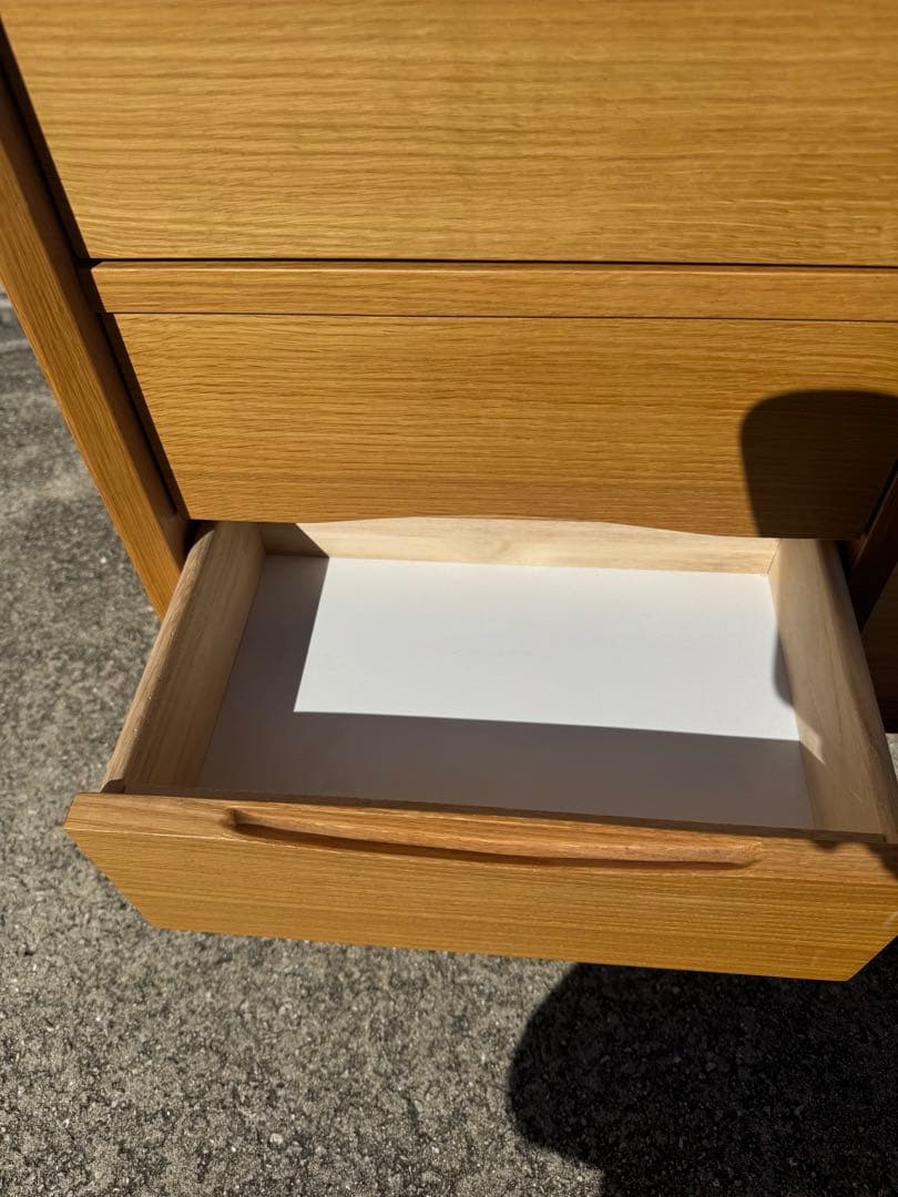 ウニコ シグネ サイドボード ワイドシェルフ オーク