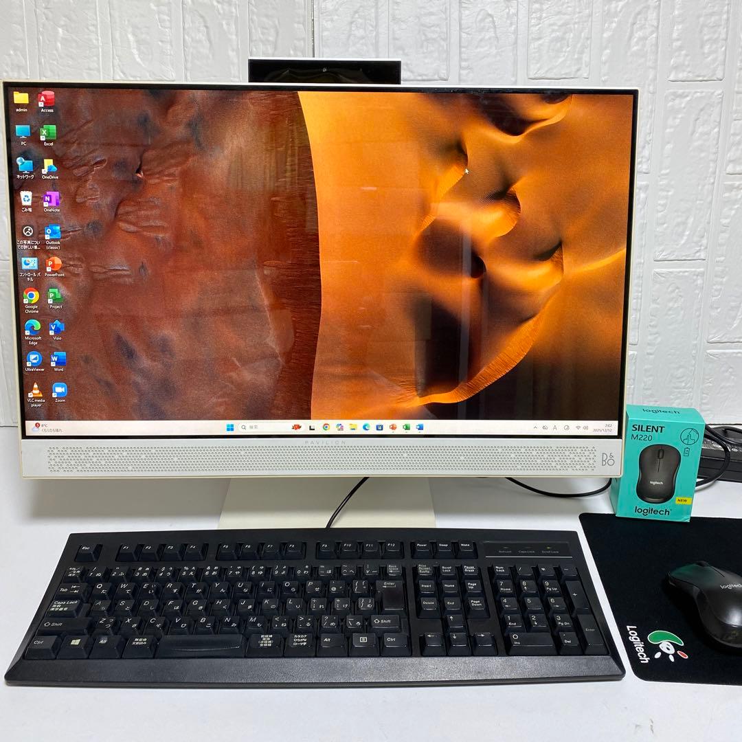 Windows11 オフィス付きCorei7 第7世代　美品HPデスクトップPC