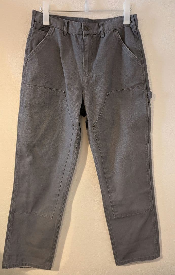 Carharttダブルニーパンツ B136-GVL W30 USA製　レアカラー