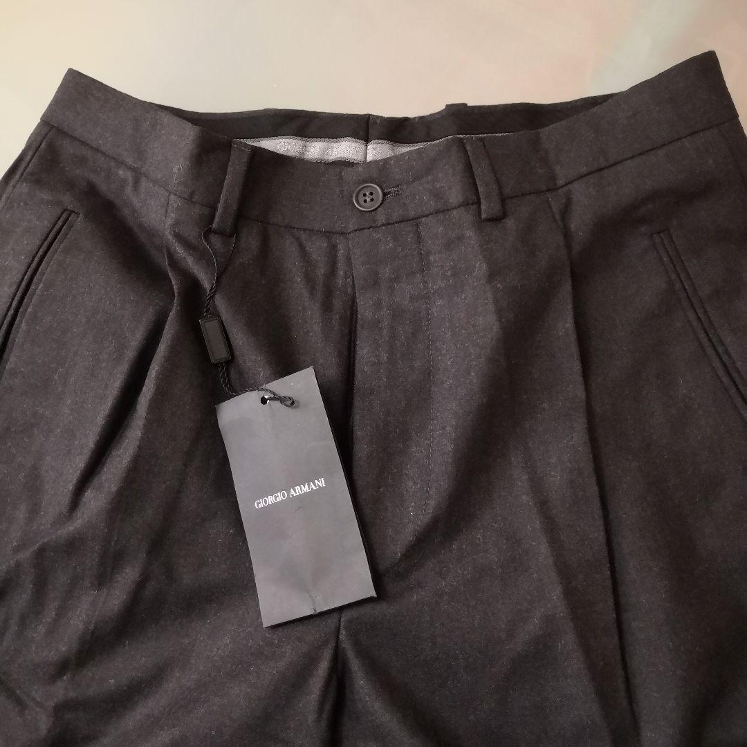 新品　GIORGIO ARMANI ジョルジオ アルマーニ 　スラックス　46