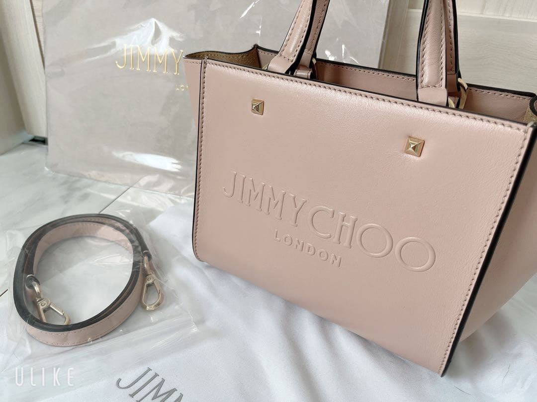 最終値下げ！JIMMY CHOO AVENUE TOTE BAGIS ピンク 鞄