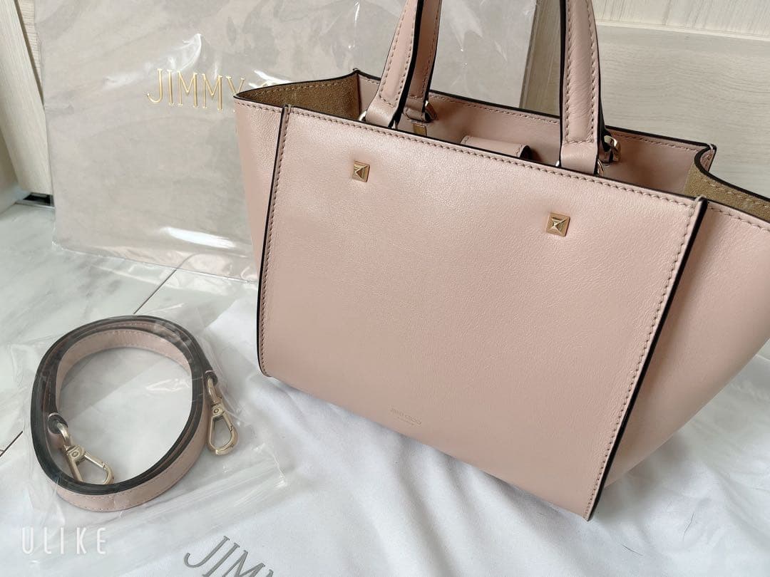 最終値下げ！JIMMY CHOO AVENUE TOTE BAGIS ピンク 鞄