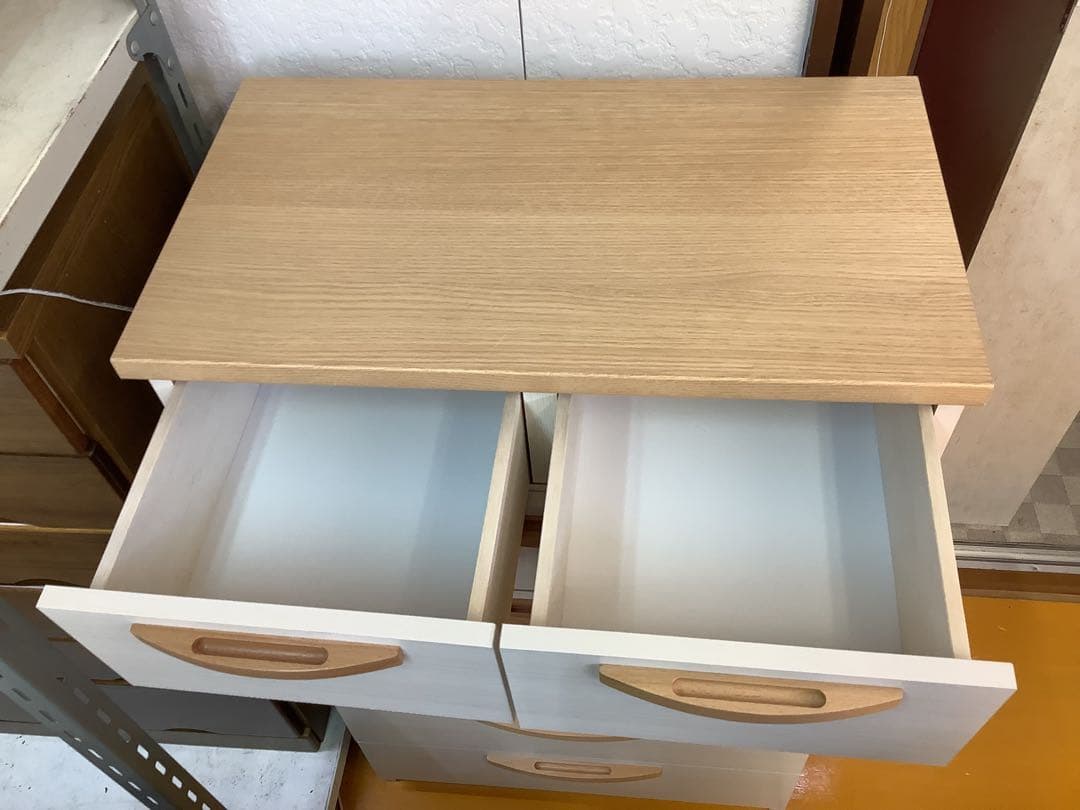 (株)中村敬木工　70チェスト6段　ミライ　NA